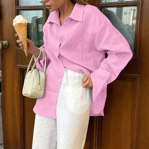 Cotton Womens Button Down Shirts