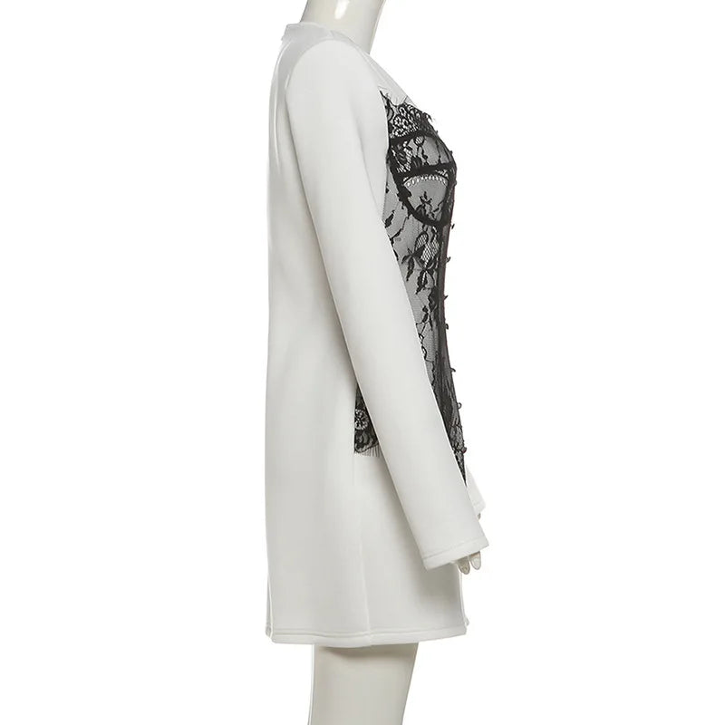 Long Sleeve Tight Slim Fit Bodycon Casual Dress