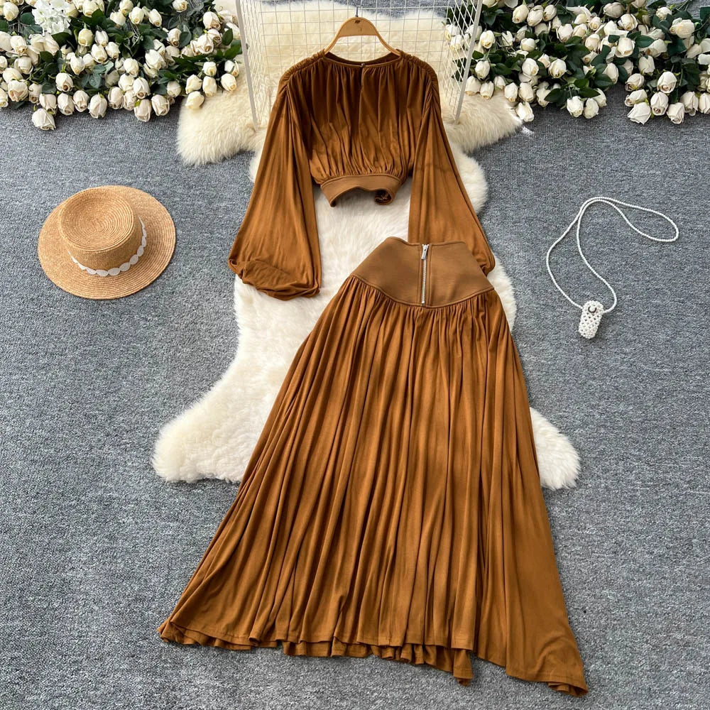 Elegant Two-Piece Suit Dress