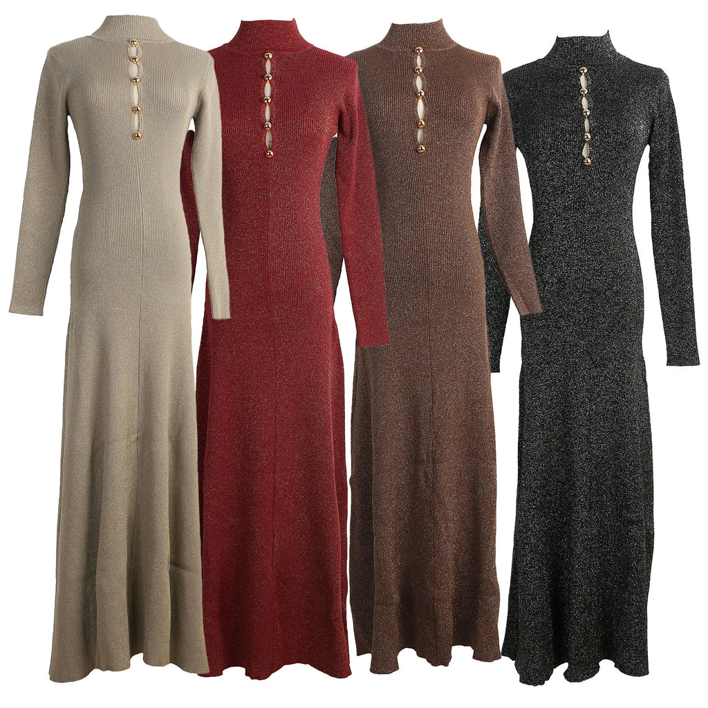 Women's Elegant Long Sleeve Dress