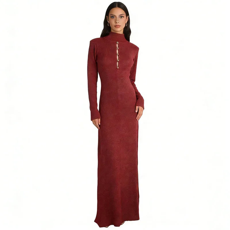 Women's Elegant Long Sleeve Dress