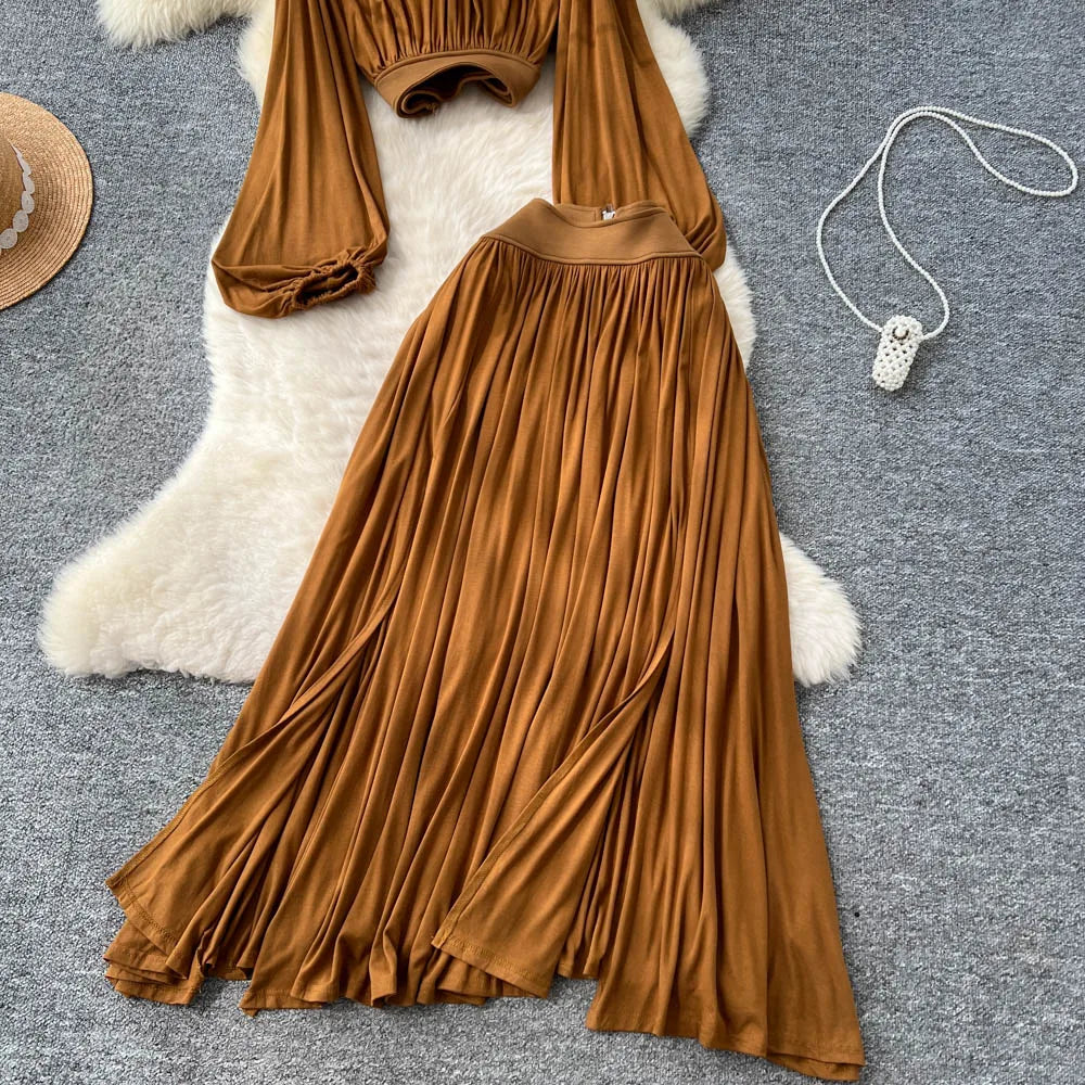 Elegant Two-Piece Suit Dress